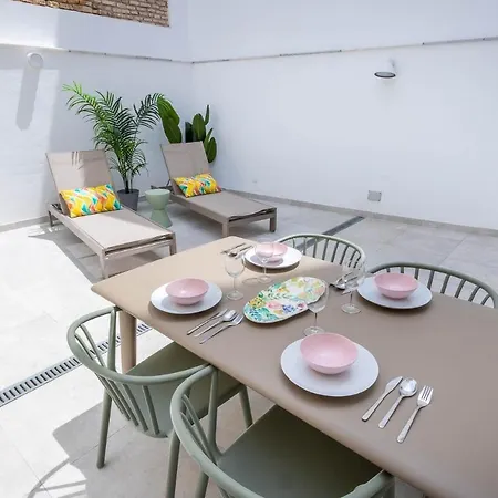 Appartement Pop Art Historia De Conde Negro Con Patio Privado Séville